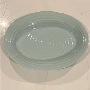 Elegant Blue Ceramic Serving Platter Sophie Conran by Portmeirion